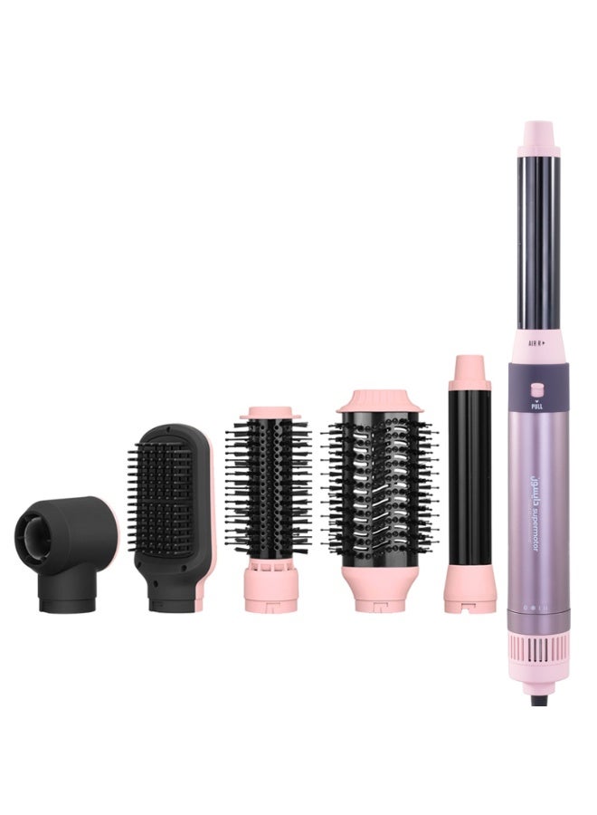ENZO Professional 6-in-1 Hair Styler Set– ENZO EN-4133 Supersonic Airwrap Dryer with Curling Barrels, Volumizing Brushes & Smoothing Comb - Image 5