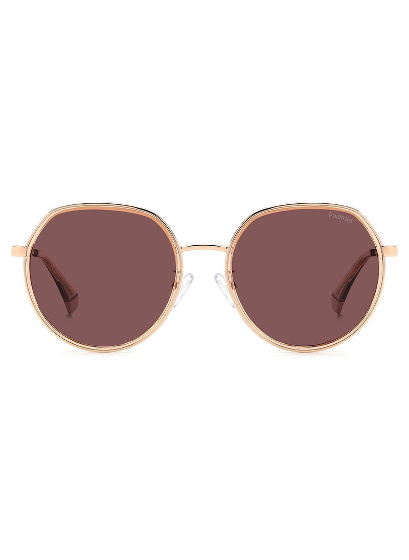 Polaroid - Unisex Polarized Oval Sunglasses - Pld 4160/G/S/X Gold Millimeter - Lens Size: 55 Mm - Image 1