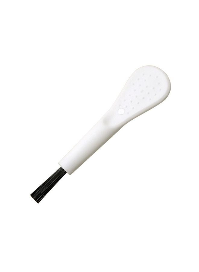 100 PCS ZX-008 Plastic Mini Brush Mobile Phone Screen Mosquito Killer Lamp Humidifier Keyboard Cleaning Brush(White Handle Black Hair)  - Image 1