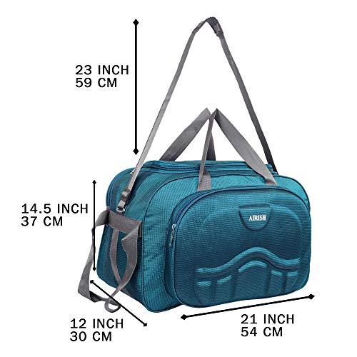 Airish Polyester 30 Cms Duffle Bag(Duffel bag_ Green-06) - Image 2