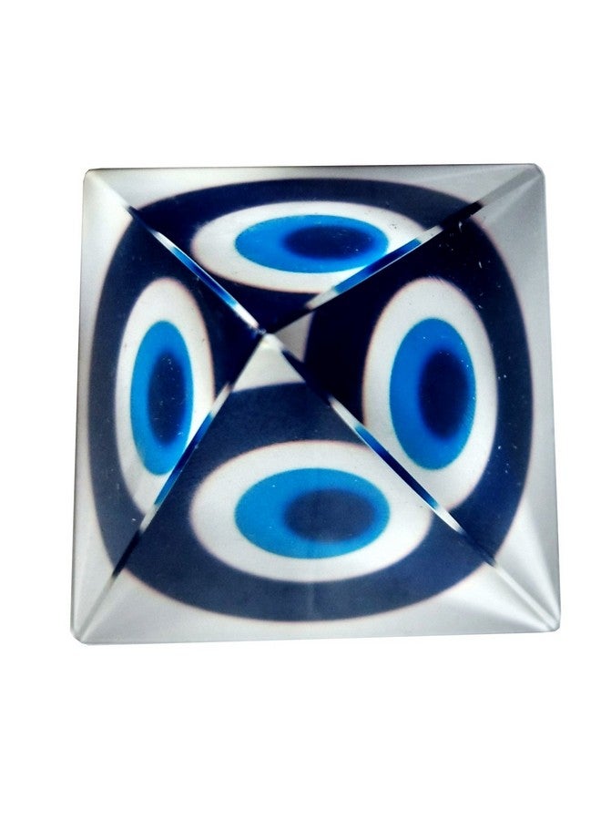 eshoppee Evil Eye Crystal Pyramid Vastu Feng Shui Pyramid - Image 2