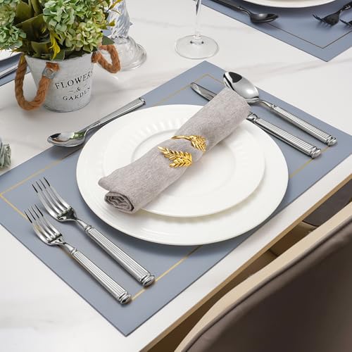 SuperCook 60-Piece 18/10 Heavy Duty Flatware Set for 12, High End Thick Handle Silverware Set, Luxury Forged Design, Dishwasher Safe - Image 5
