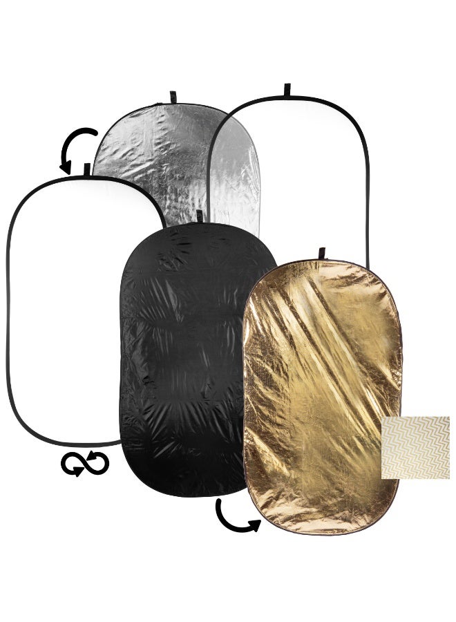 General 5-in-1 Collapsible Oval Reflector (120 x 180 cm) - Image 1