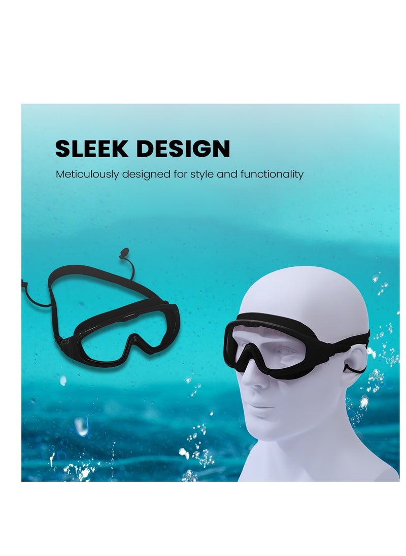 EL1006 Stylish Swimming Goggle with Anti-Fog and UV Protection | Material : Silicon, PU | With Adjustable Strap for Fit Adjust | Soft Silicone Gasket for Leak Proof | With Hard Case - pzsku/ZFCF3D406BED3D0B73A97Z/45/_/1713606753/29b1fddf-2af3-415c-ac53-4027a699d1b3