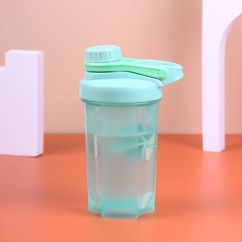 YL 500ML Plastic Cup with Seal, Fitness Water Bottle, Sports Shaker with  Handle - Image 1