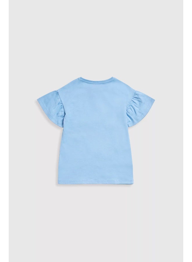 mothercare Blue Butterfly T-Shirt  - Image 1