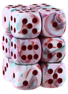 Dnd Dice Set Chessex D&D Dice 16Mm Pop Art & Red Limited Edition Dice Block Dungeons And Dragons Dice Includes 12 Dice D6 Pink (Chx27739)