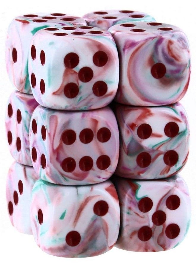 Chessex - Dnd Dice Set Chessex D&D Dice 16Mm Pop Art & Red Limited Edition Dice Block Dungeons And Dragons Dice Includes 12 Dice D6 Pink (Chx27739) - Image 1