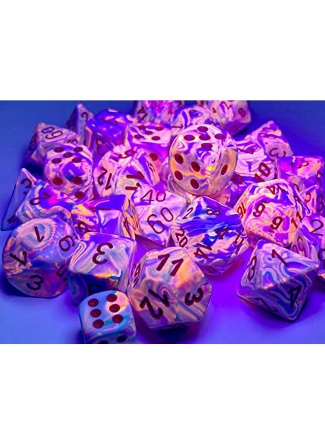 Chessex - Dnd Dice Set Chessex D&D Dice 16Mm Pop Art & Red Limited Edition Dice Block Dungeons And Dragons Dice Includes 12 Dice D6 Pink (Chx27739) - Image 1