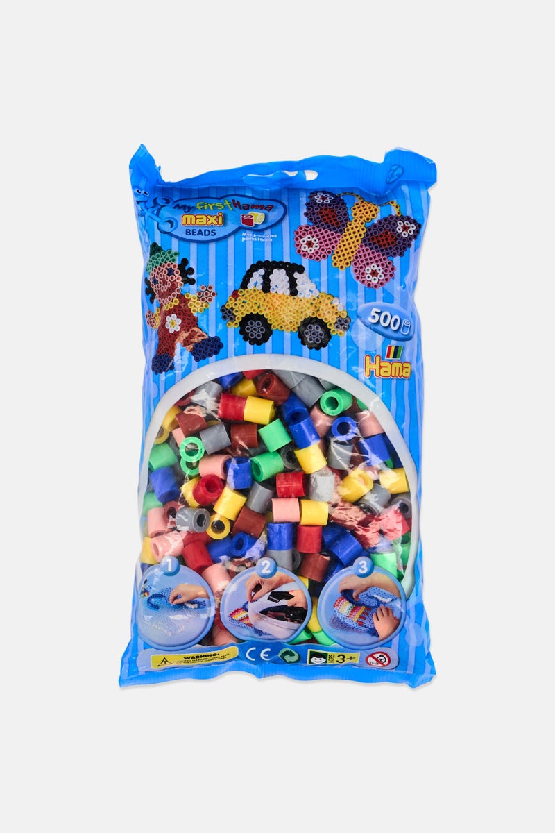 Hama Maxi Beads Pastel Mix 500 Pieces In Bags - Image 1