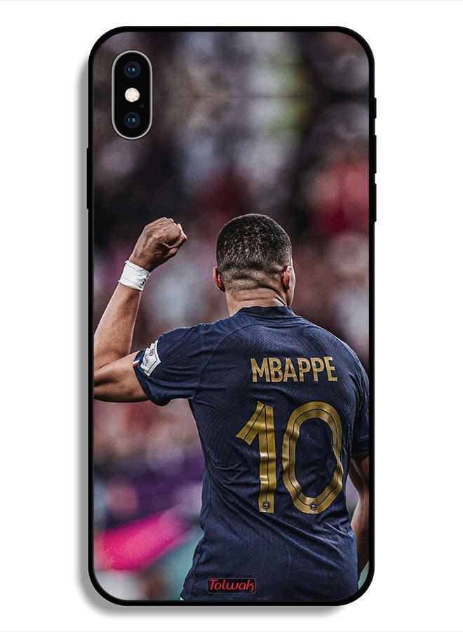 Tolwak Protective Case For Apple iPhone X Mbappe 10 - Image 1