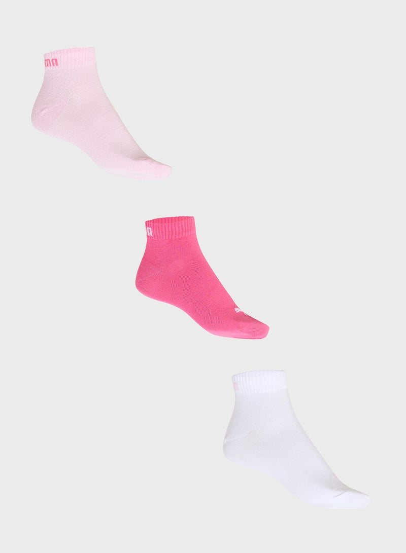 PUMA 3 Pack Quarter Plain Socks - Image 1