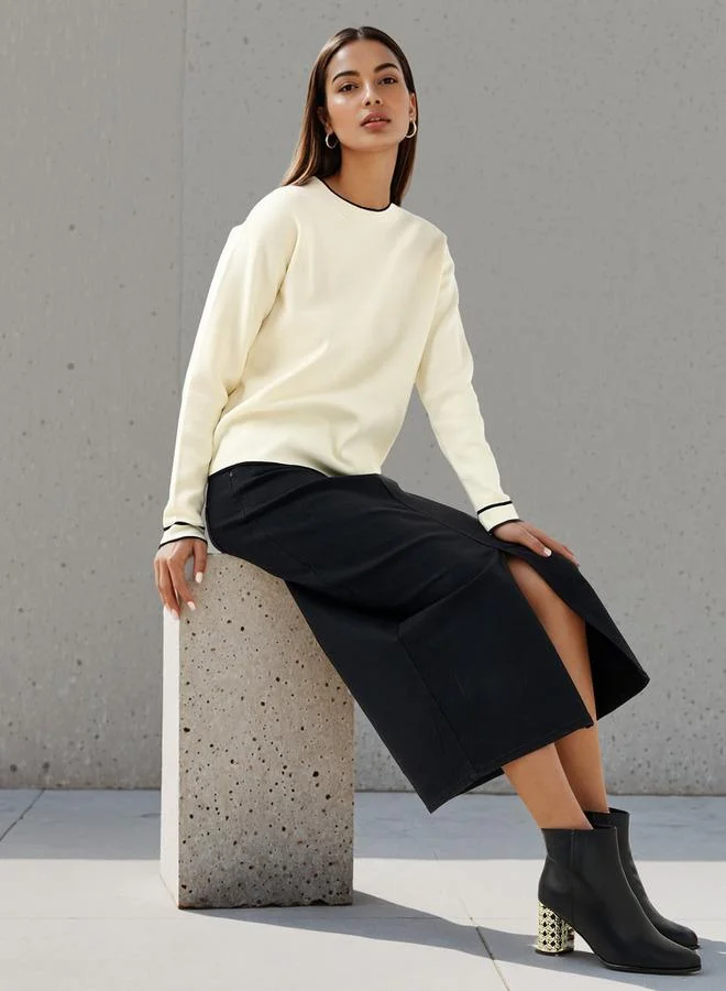 سبلاش فيڤ Textured Sweater