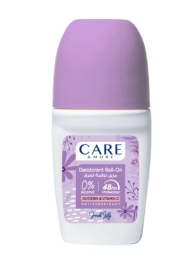 مزيل عرق رول أون بعطر الزنبق المنعش