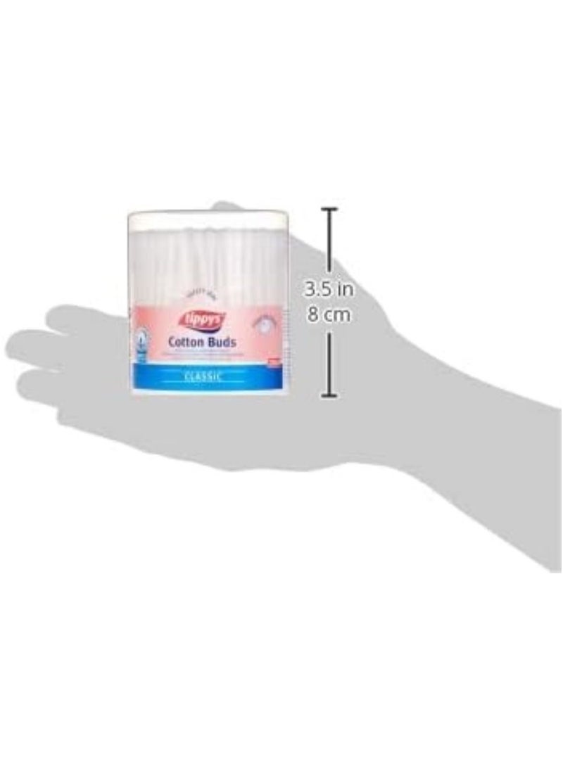 تيبيز Tippys 200-Pieces Classic Cotton Ear Buds  - Image 3