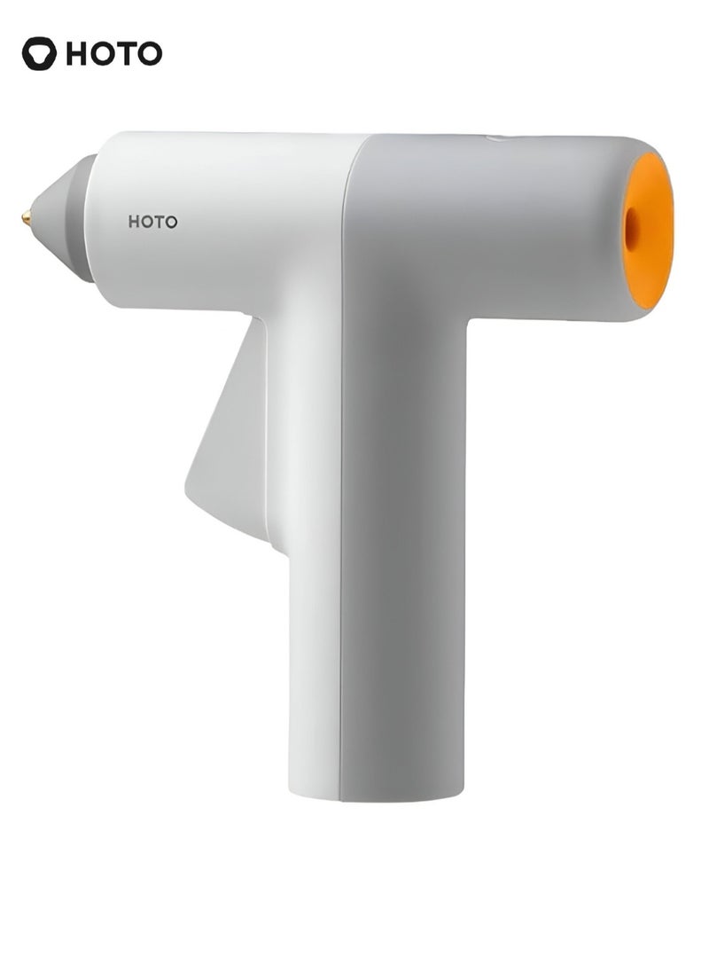 HOTO - Easyflow Manual Gluegun | Anti-Scald Silicone Cover | USB-C Rechargeable | Fast 30s Heat-Up | Precise 1mm Glue Flow | 2000mAh Battery | Auto Shut-Off | Eco Glue Sticks – EF-GG002 - Image 1