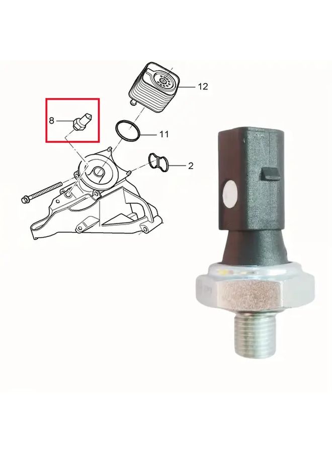 Oil Pressure Sensor Switch Replacement 1pc Fit For Audi A3 A4 A6 A8 Q7 TT VW BORA GOLF PASSAT CC POLO TOUAREG - Image 1