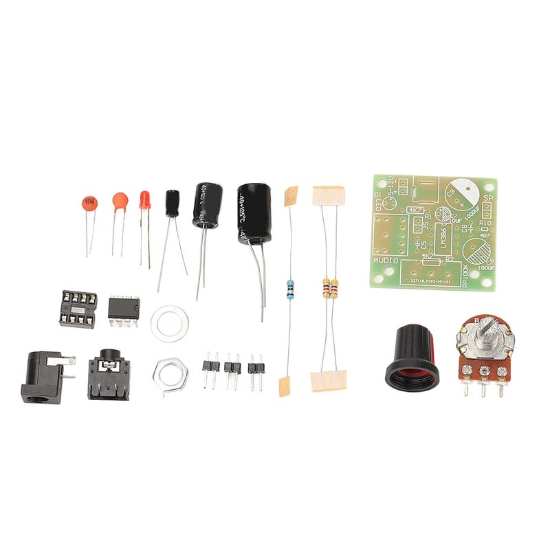 Generic Smart LM386 Audio Amplifier Kit Easy to Weld and Debug 3-12V for Beginners and DIY Lovers - Image 3