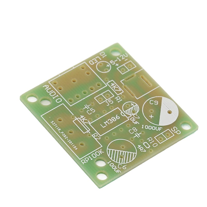 Generic Smart LM386 Audio Amplifier Kit Easy to Weld and Debug 3-12V for Beginners and DIY Lovers - Image 5