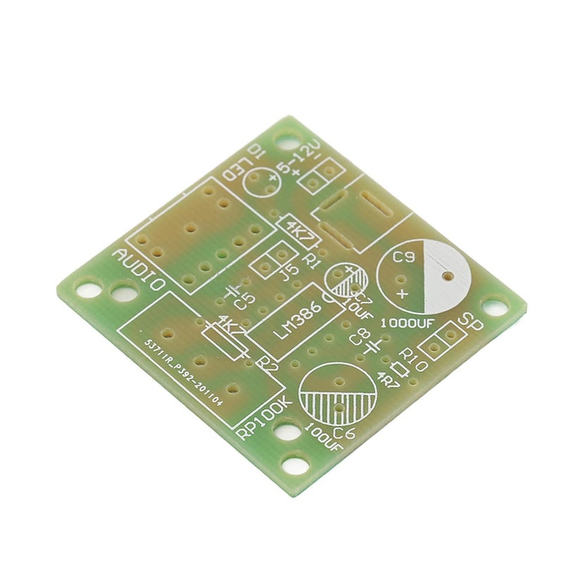 Generic Smart LM386 Audio Amplifier Kit Easy to Weld and Debug 3-12V for Beginners and DIY Lovers - Image 4