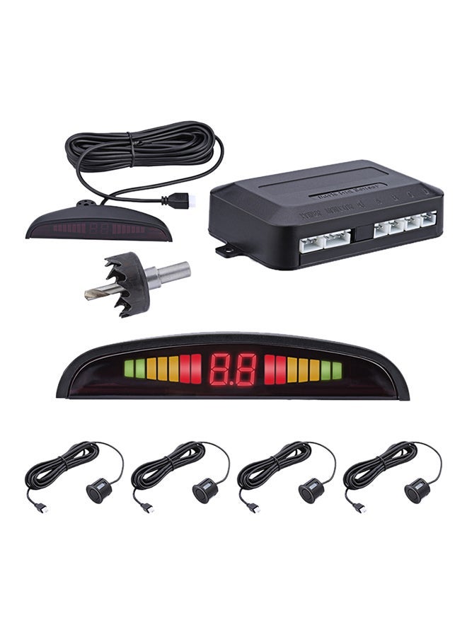 MUNTAQI 4 Parking Sensors Car Reverse Backup Radar System With LED Display - Image 1
