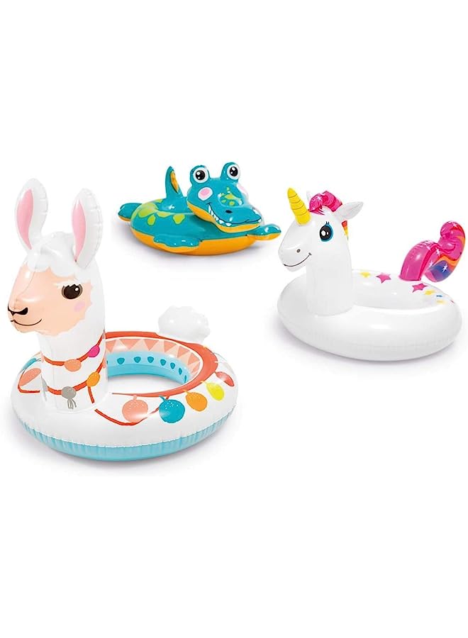 INTEX Inflatable Animal Swim Ring - Assorted Styles - Image 1