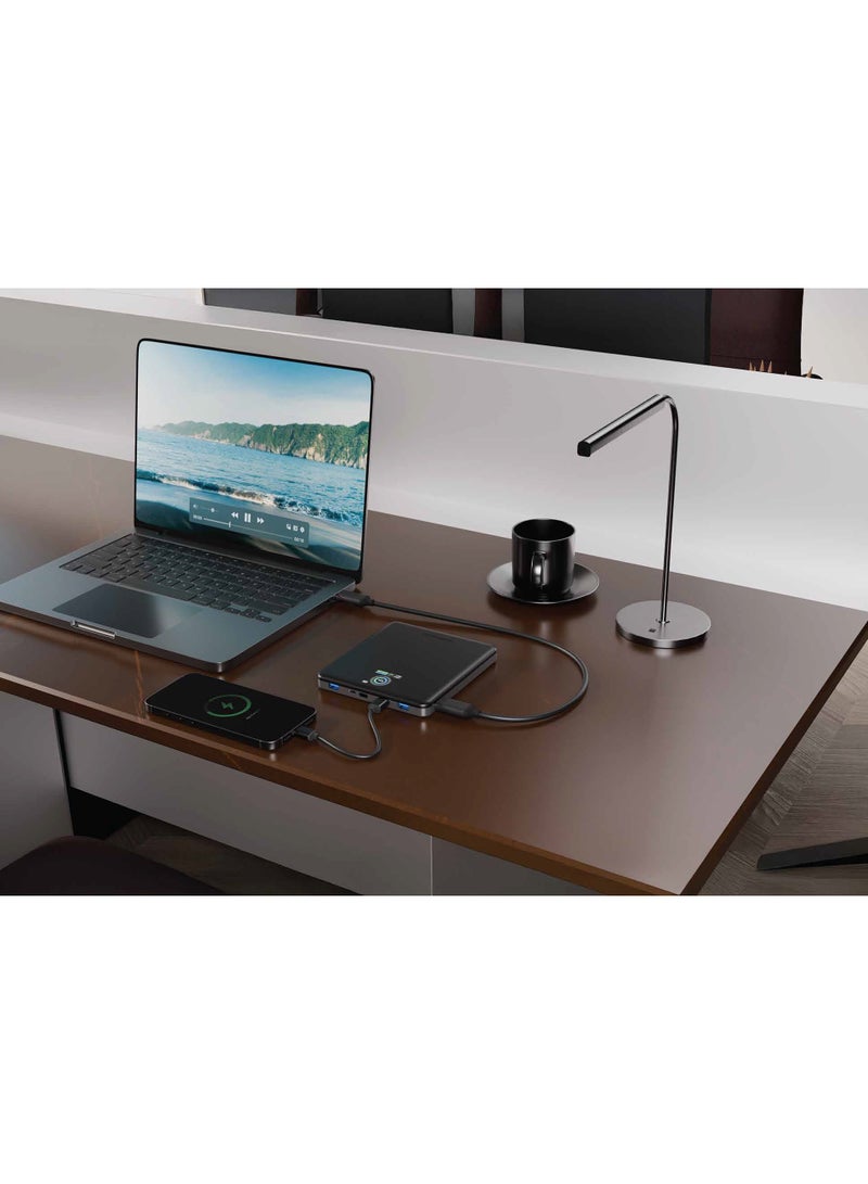 Powerology VoltStream 20000mAh Power Bank PD 100W / Portable Battery / High Capacity Powerbank / HDMI | USB-C | USB-A Support / Smart Power Display - Black - Image 4