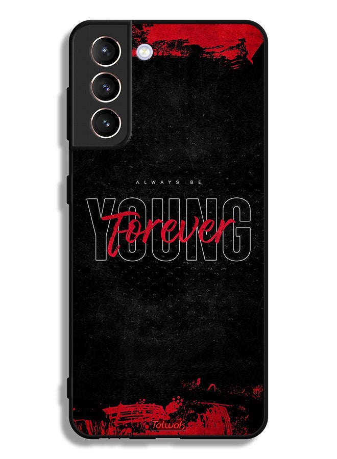 Tolwak Samsung Galaxy S21 Plus 5G Protective Case Cover Forever Young - Image 3