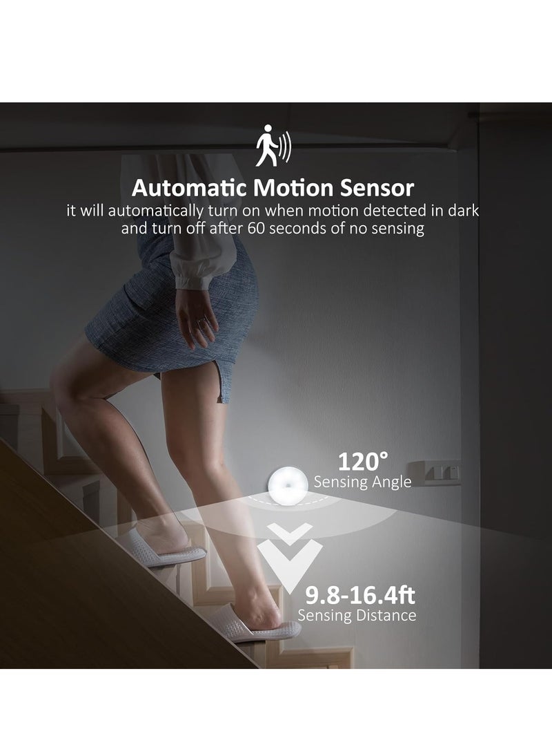 Hihonor Motion Sensor Night Light 2 Pack LED Night Lights, Dusk to Dawn Motion Sensor for Bedroom, Bathroom, Toilet, Stairs, Kitchen, Hallway - Image 4