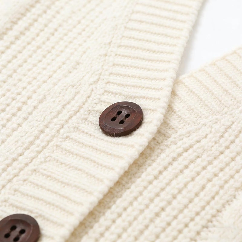 50pcs Flatback Wooden Buttons - Decorative Buttons for DIY Sewing & Wood Craft Clothes Accessories, Decorative Craft Fastener for Coat Sweaters 30MM/1" - Image 5