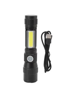 Thoraya Rechargeable UV Light 7 Modes USB Charging Lightweight Waterproof Pocket LED Flashlight with Clip  - Image 1