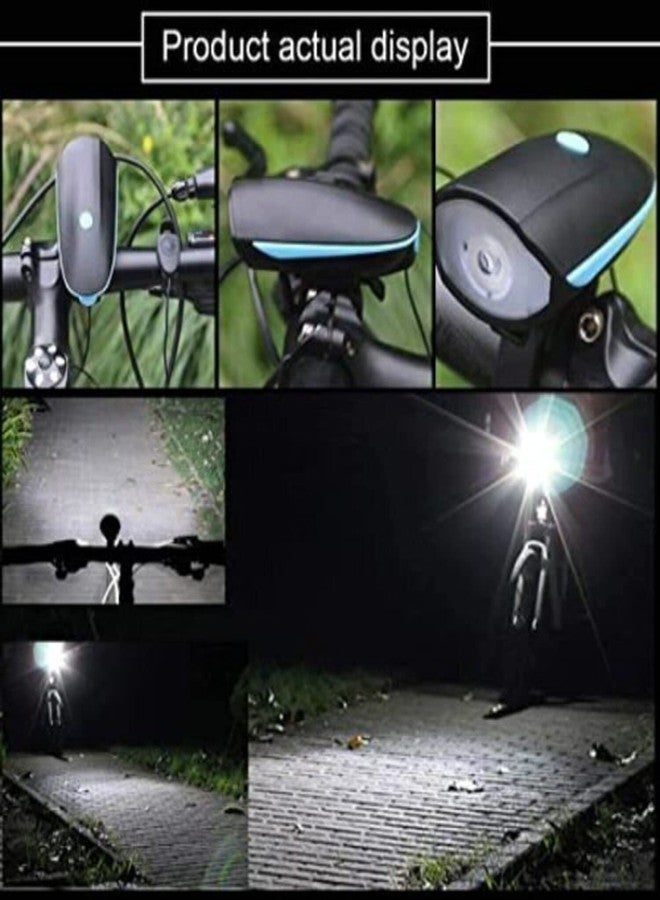 BLACKBELL USB Rechargeable 250 Lumen LED Front Light with 140 DB Horn, 3 Modes, Blue, IPX5 Waterproof - Image 4