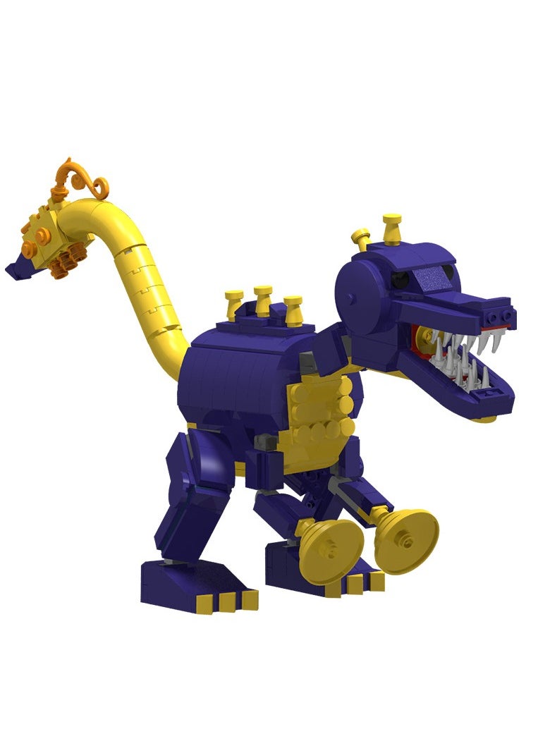 General Bobby's Playtime 4 Purple Saxosauron Building Blocks Kids Assembling Animal Dinosaur Toy Table Ornaments  - Image 2