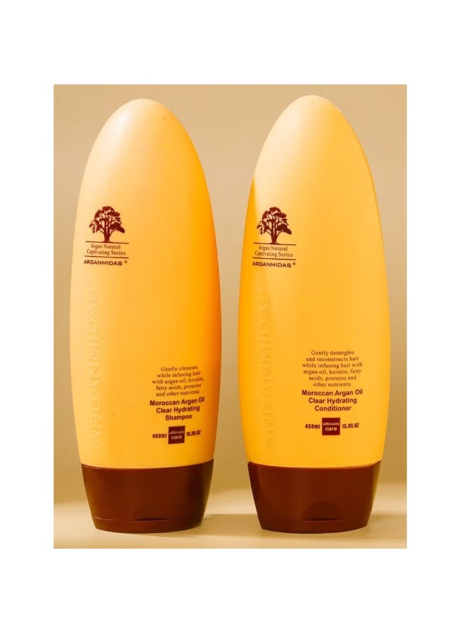 Moroccan Argan Oil Clear Hydrating Shampoo and Conditioner