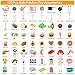 Funpynani 130Pcs Kitchen Playset Toddler Pretend Cooking Play Pots Pans Utensils Cookware Daily Food Fruit Veges Shopping Storage Basket Dessert Prop Money Learning Gift for Child Pink - Image 2