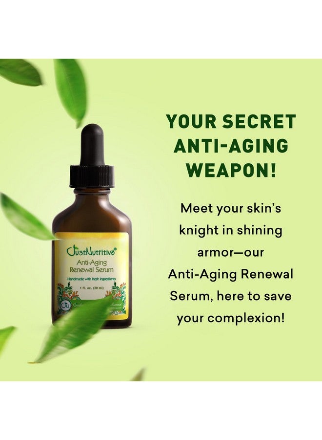 Just Nutritive Antiaging Renewal Serum Best Anti Aging Facial Serum Formulated For Both Men And Women - Image 3