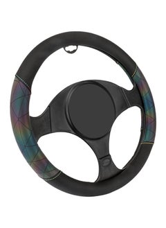 AUTOSMART High Quality Rainbow Car Steering Wheel Cover Multicolor 1.624 x 46.4 x 45.8 cm T27290 