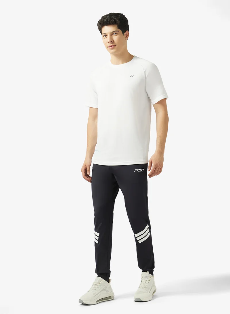 FRWD Regular Fit Joggers With 3 Strips Print