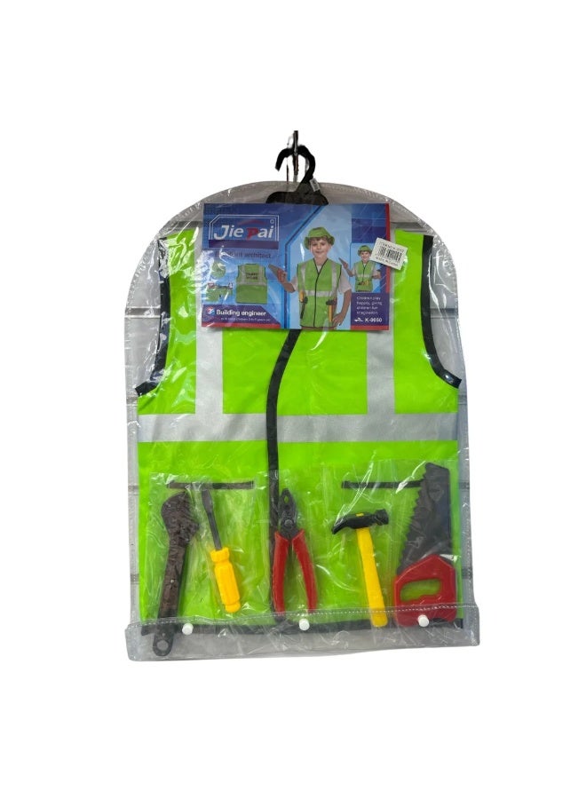 Stem Building Engineer Costume Set (Green) - Image 1