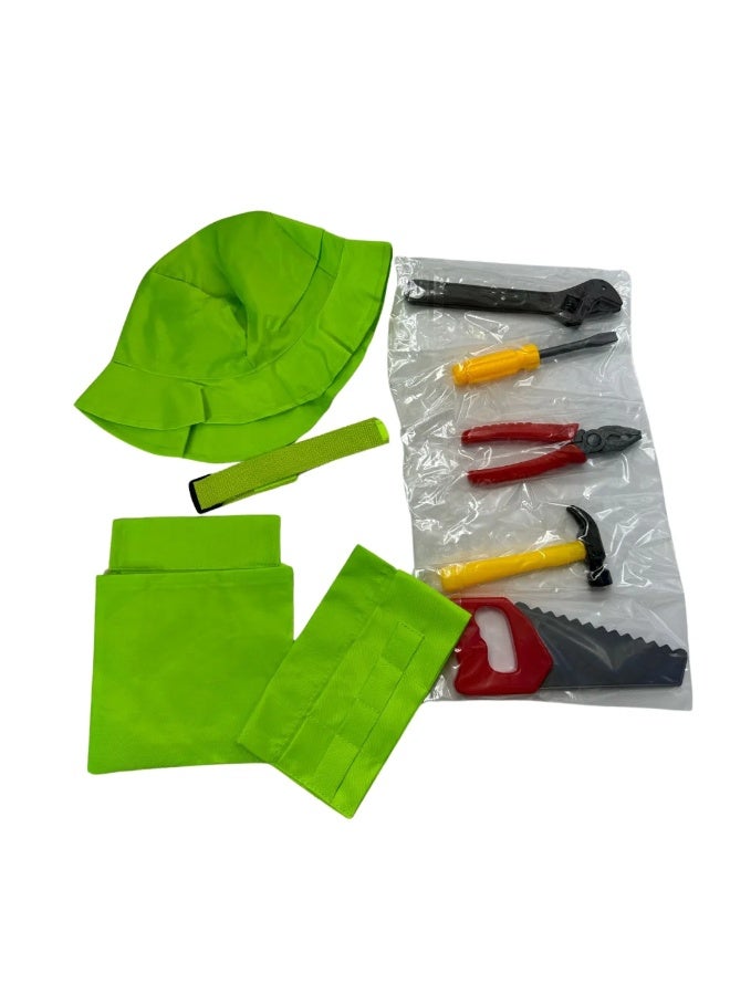 Stem Building Engineer Costume Set (Green) - Image 2