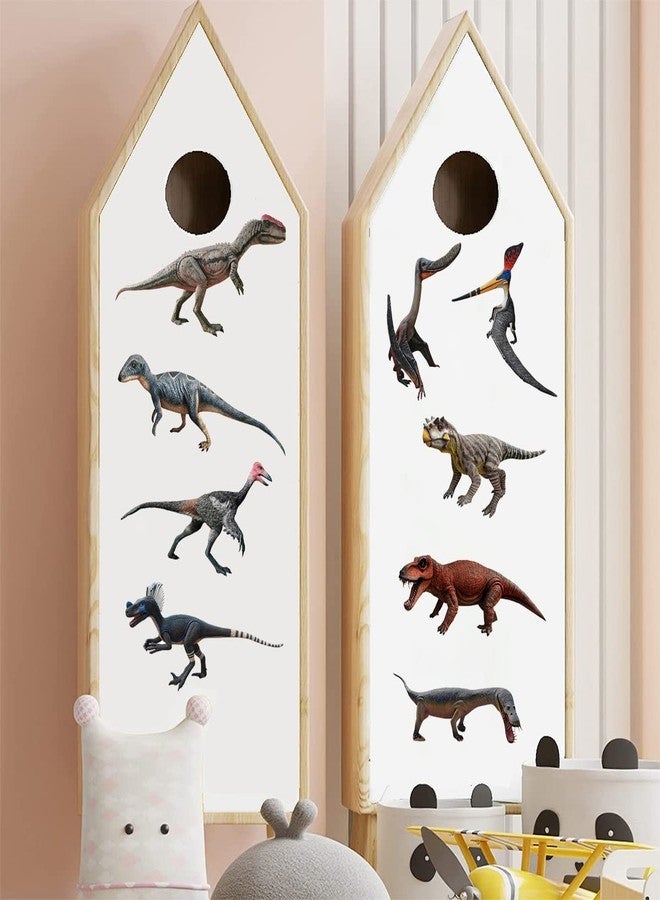 WOYINIS 13 PCS Large 3D Dinosaurs Wall Stickers Kids Dinosaur Wall Stickers, Peel & Stick Removable Wall Decal Art Boys Bedroom Nursery Classroom Playroom Decor - Image 5