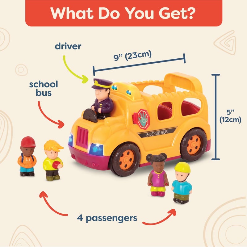 بي. تويز حافلة مدرسية مع أضواء وأصوات - Image 4