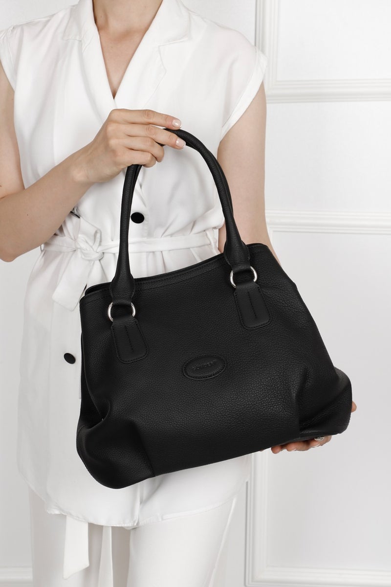 Gönderi(r) Gon Platinum Genuine Leather Large Size Women's Shoulder and Handbag B8392  - Image 1
