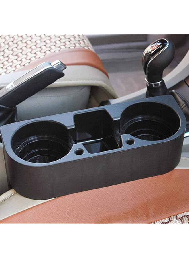 الكبريت حامل أكواب ومنظم للسيارة - لون أسود - Image 2