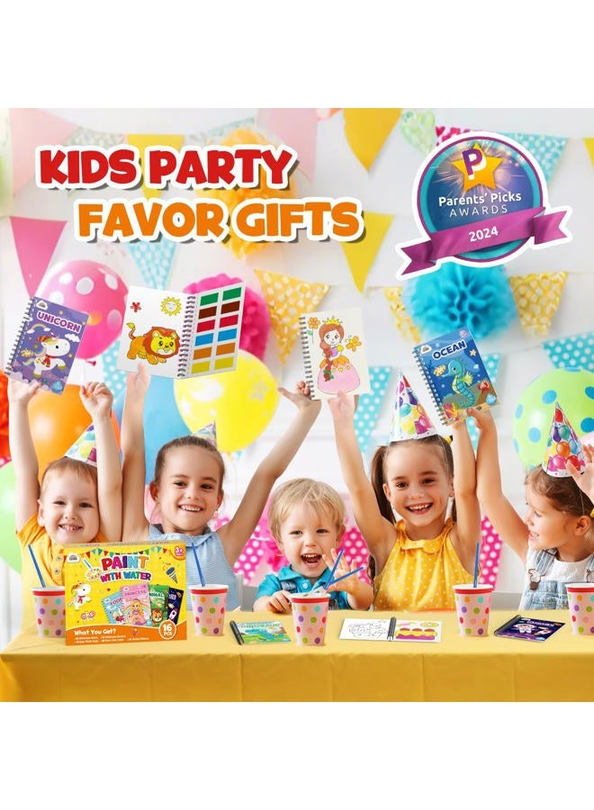 ZMLM 16 Water Coloring Books for Kids Party Favors - Bulk Mini Coloring Books for Kids Ages 4-8,Small Birthday Goodie Bag Stuffers School Return Gift Art Crafts Classroom Prizes - Image 2