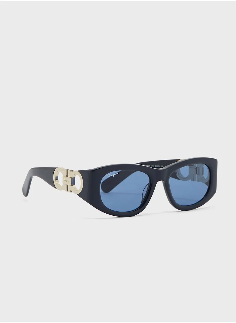 Salvatore Ferragamo Oval Shape Sunglasses