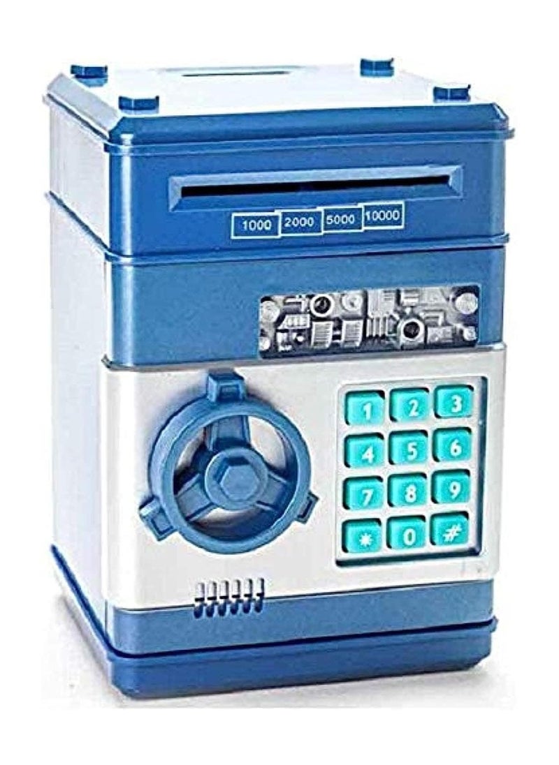 Electronic ATM for Kids Cash Coin Safe Box with Password Code Automatic Grab Bill Door Opening Fingerprint Unlock Simulation for Children Best Gifts Toys for Girls  - Image 3