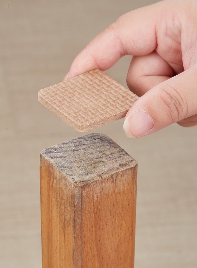 LAWAZIM Snail Furniture Non Slip Pads Set - Sponge Square Shape - Durable Non-Skid Furniture Protectors Cushion Pads with Adhesive Backing for Floor Protection and Noise Reduction - on Chairs Tables and Sofas - Image 2