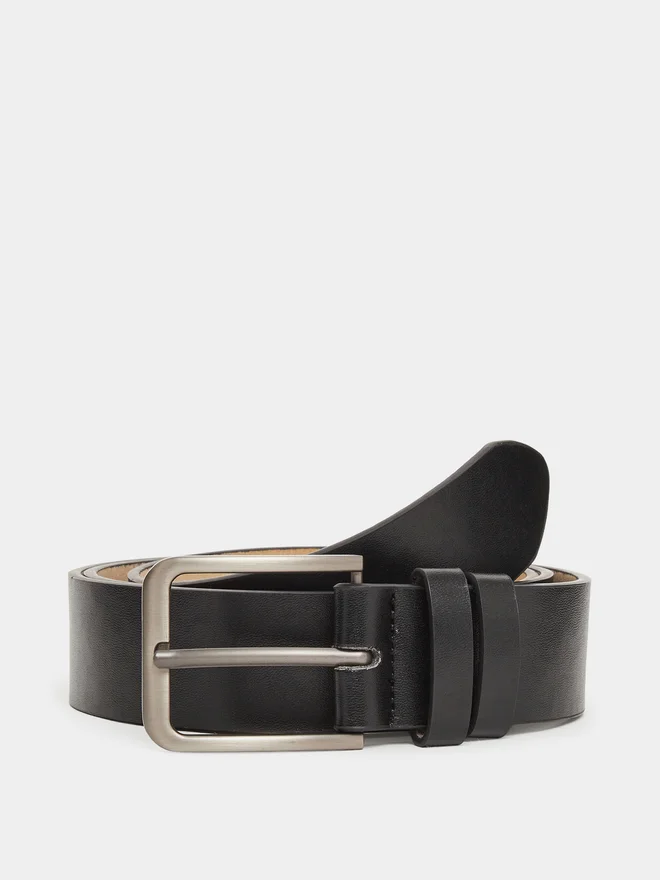 Styli Men Square Buckle Casual Belt