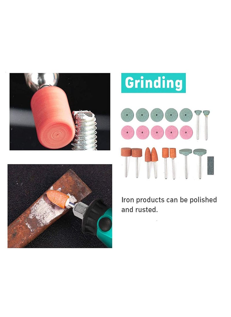 BONAI - DIE Grinder Kit Rotary Tool Kit with Multiport Keyless Chuck and Flex Shaft 211pcs Accessories Variable Speed 130W Electric Drill Set for Grinding Engraving Crafting Projects and DIY Creations - Image 1
